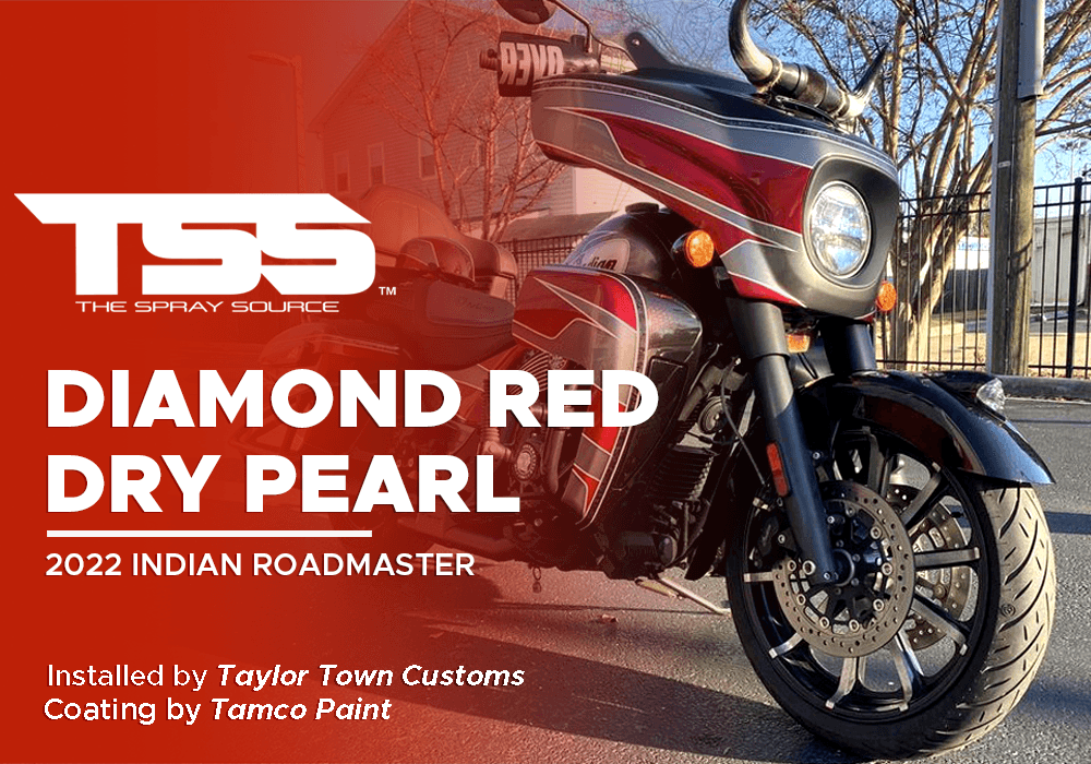 DIAMOND RED DRY PEARL | TAMCO PAINT | 2022 INDIAN ROADMASTER - The Spray Source