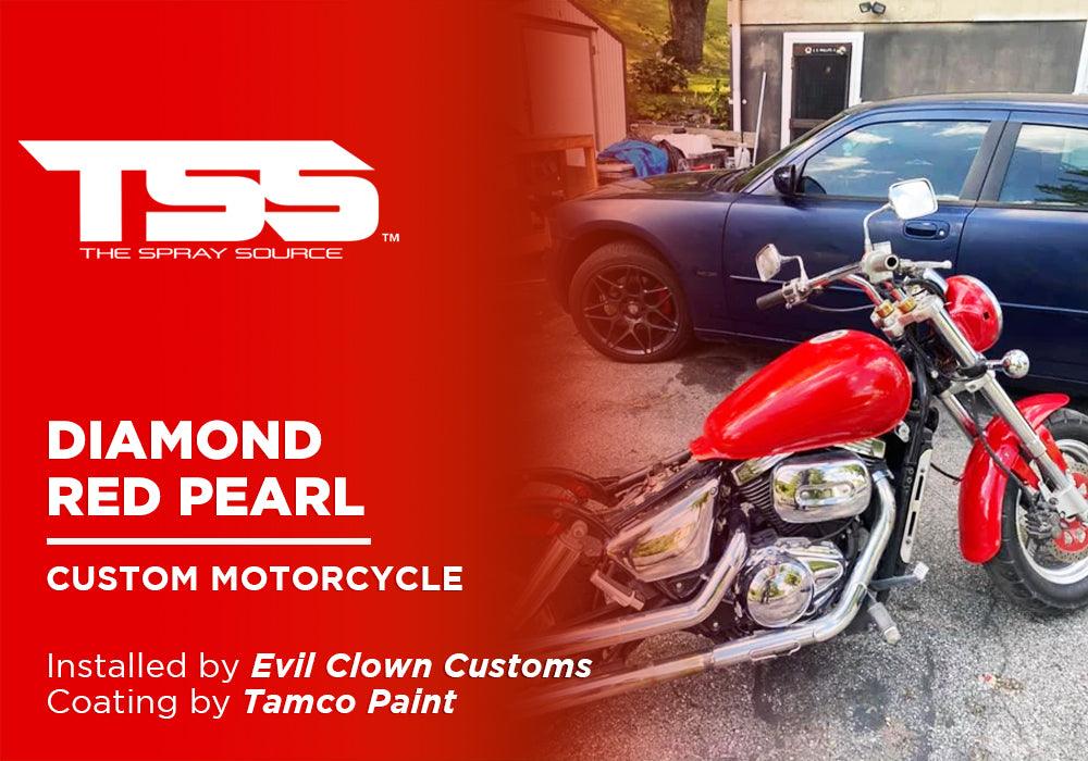 DIAMOND RED PEARL | TAMCO PAINT | CUSTOM MOTORCYCLE - The Spray Source