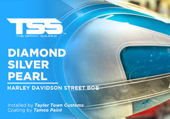 DIAMOND SILVER PEARL | TAMCO PAINT | HARLEY DAVIDSON STREET BOB - The Spray Source