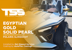 EGYPTIAN GOLD SOLID PEARL | AUTOFLEX COATINGS | POLARIS SLINGSHOT - The Spray Source