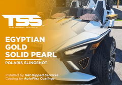 EGYPTIAN GOLD SOLID PEARL | AUTOFLEX COATINGS | POLARIS SLINGSHOT