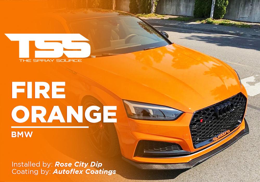 FIRE ORANGE | AUTOFLEX COATINGS | AUDI - The Spray Source