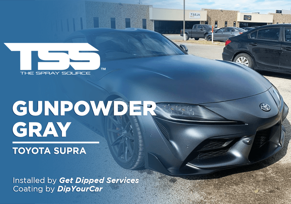 Gunpowder Gray on Toyota Supra