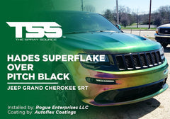 Hades Superflake over Pitch Black on Jeep Grand Cherokee SRT