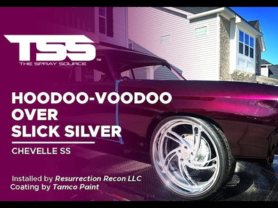 HOODOO-VOODOO OVER SLICK SILVER | TAMCO PAINT | CHEVELLE SS