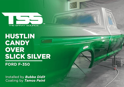 HUSTLIN CANDY OVER SLICK SILVER | TAMCO PAINT | FORD F-350