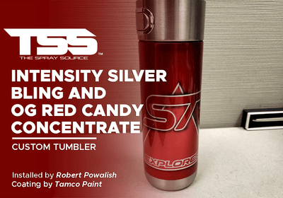 INTENSITY SILVER BLING AND OG RED CANDY CONCENTRATE  | TAMCO PAINT | CUSTOM TUMBLER