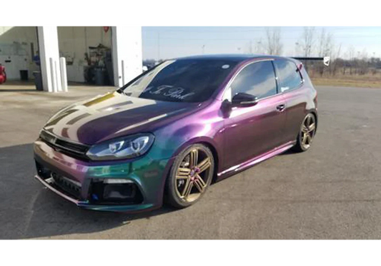 Raven Superflake Paint Job: Volkswagen Golf R DIY Build Guide