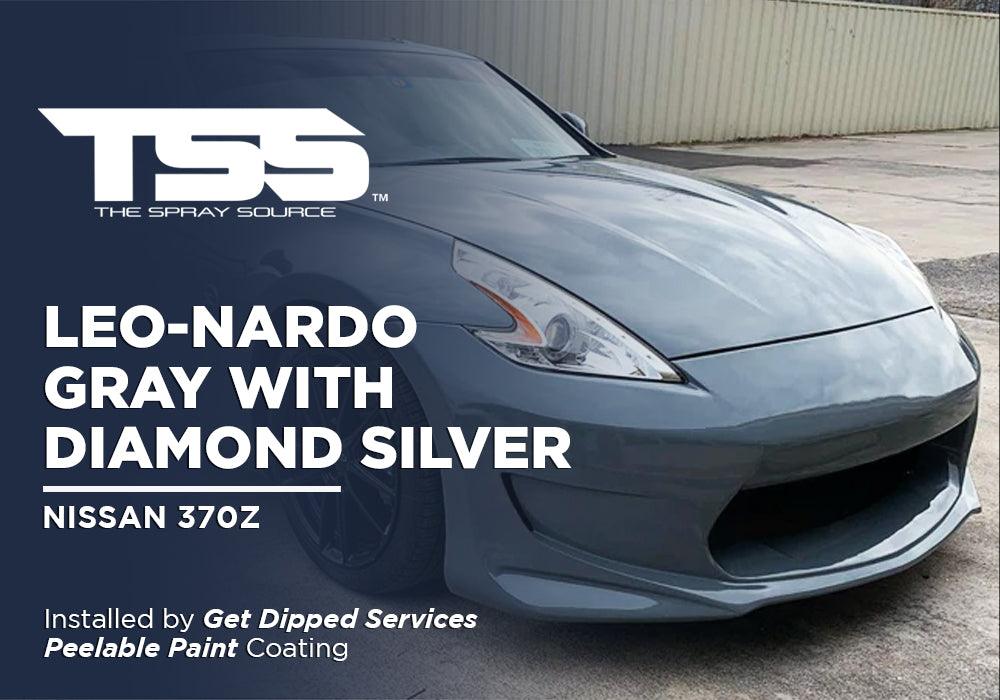 LEO-NARDO GRAY WITH DIAMOND SILVER | PEELABLE PAINT | NISSAN 370Z - The Spray Source