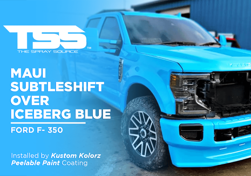 Maui Subtleshift over Iceberg Blue on Ford F-350