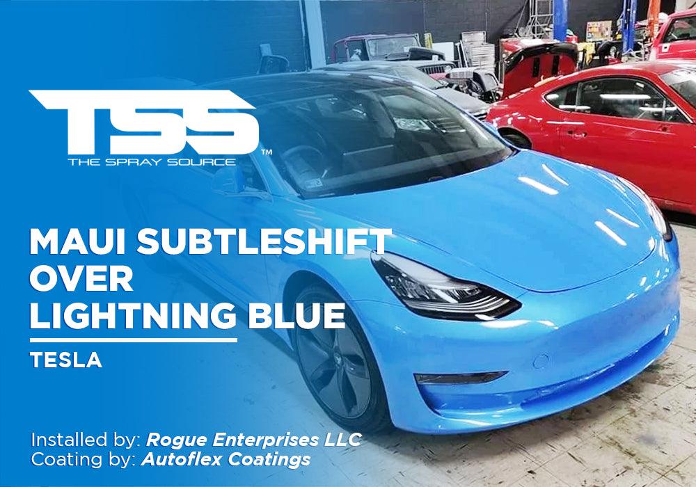 MAUI SUBTLESHIFT OVER LIGHTNING BLUE | AUTOFLEX COATINGS | TESLA - The Spray Source