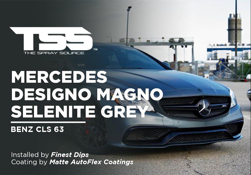 MERCEDES DESIGNO MAGNO SELENITE GREY | AUTOFLEX COATINGS | BENZ CLS 63 - The Spray Source