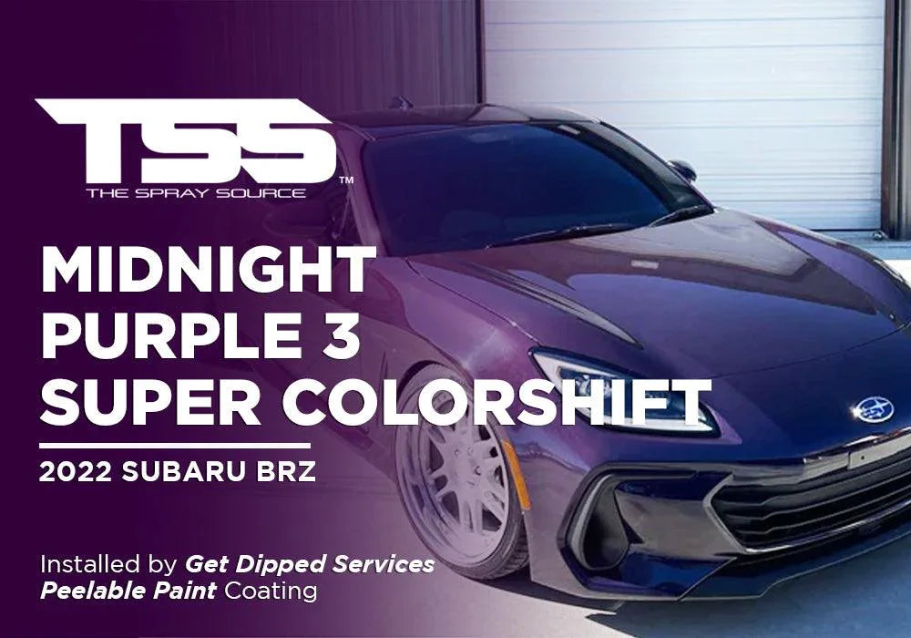 MIDNIGHT PURPLE 3 SUPER COLORSHIFT | PEELABLE PAINT | 2022 SUBARU BRZ - The Spray Source
