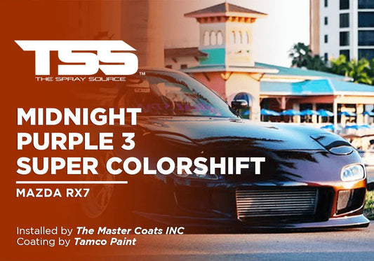 MIDNIGHT PURPLE 3 SUPER COLORSHIFT | TAMCO PAINT | MAZDA RX7 - The Spray Source