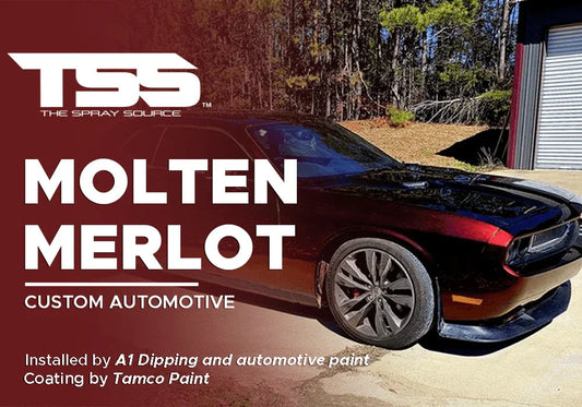 Molten Merlot on Custom Automotive