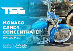 Monaco Candy Concentrate on Motorcycle