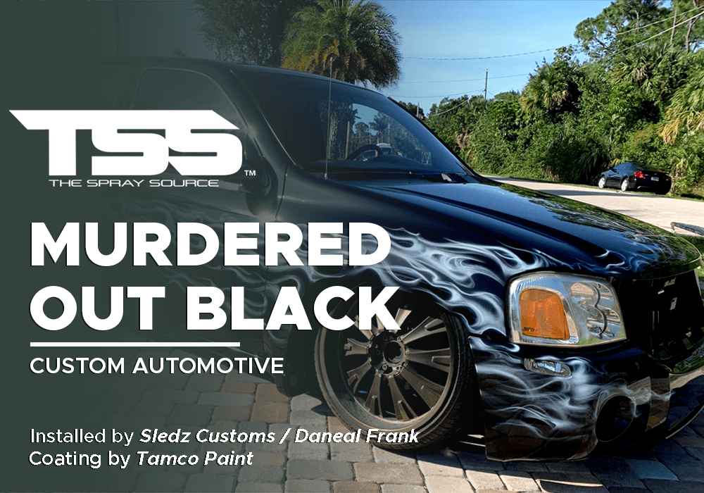 MURDERED OUT BLACK | TAMCO PAINT | CUSTOM AUTOMOTIVE - The Spray Source