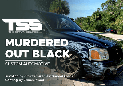 MURDERED OUT BLACK | TAMCO PAINT | CUSTOM AUTOMOTIVE