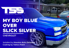 MY BOY BLUE OVER SLICK SILVER | TAMCO PAINT | CHEVROLET - The Spray Source