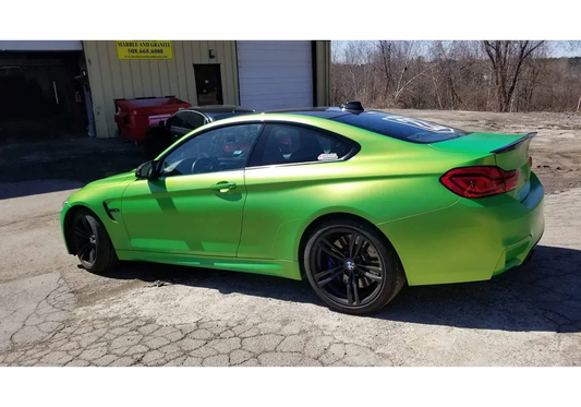Solar Lime Dip on a Bmw M3 — Elite Auto Coatings Coating: DipYourCar Proline + Dip armour Pigments needed for Color Match