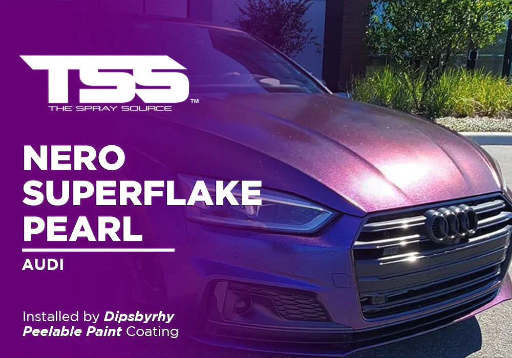 NERO SUPERFLAKE PEARL | PEELABLE PAINT | AUDI - The Spray Source