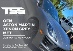 OEM ASTON MARTIN XENON GREY MET | PEELABLE PAINT | 2015 PORSCHE MACAN - The Spray Source