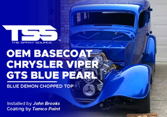 OEM BASECOAT CHRYSLER VIPER GTS BLUE PEARL | TAMCO PAINT | BLUE DEMON CHOPPED TOP - The Spray Source