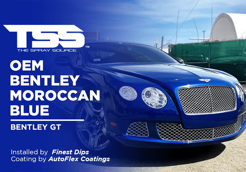 OEM Bentley Moroccan Blue on Bentley GT