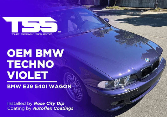 OEM BMW TECHNO VIOLET | AUTOFLEX COATINGS | BMW E39 540I WAGON - The Spray Source