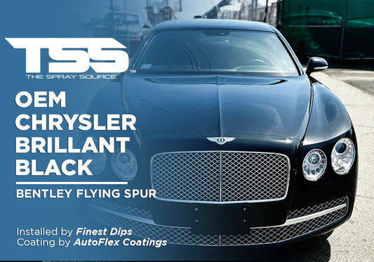 OEM Chrysler Brilliant Black on Bentley Flying Spur