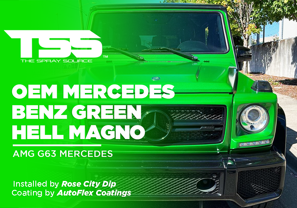 OEM Mercedes Benz Green Hell Magno on AMG G63 Mercedes