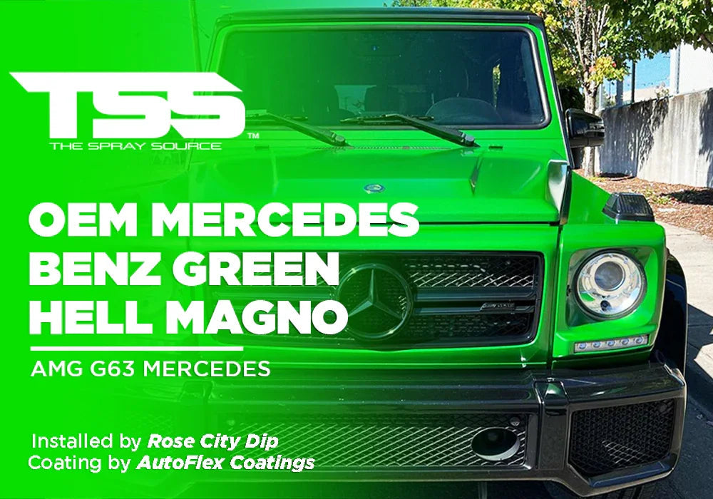OEM Mercedes Benz Green Hell Magno on AMG G63 Mercedes