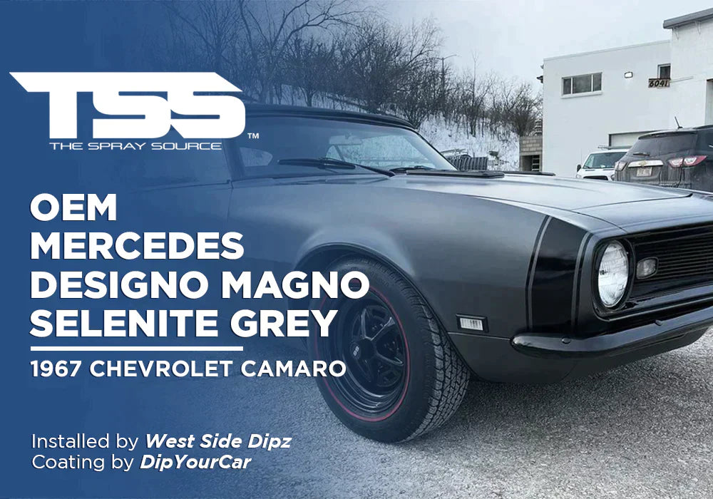 OEM MERCEDES DESIGNO MAGNO SELENITE GREY | DIPYOURCAR | 1967 CHEVROLET CAMARO - The Spray Source