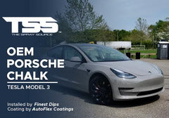 OEM PORSCHE CHALK | AUTOFLEX COATINGS | TESLA MODEL 3 - The Spray Source