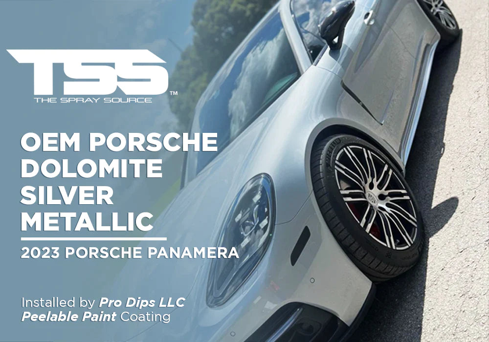 OEM PORSCHE DOLOMITE SILVER METALLIC | PEELABLE PAINT | 2023 PORSCHE PANAMERA - The Spray Source