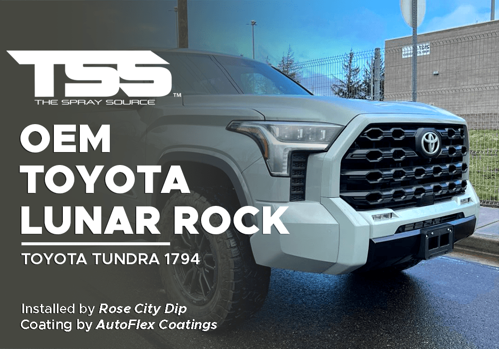 OEM TOYOTA LUNAR ROCK | AUTOFLEX COATINGS | TOYOTA TUNDRA 1794 - The Spray Source