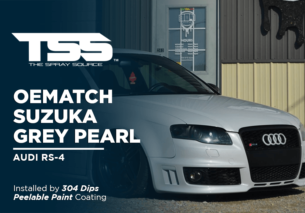 OEMATCH SUZUKA GREY PEARL | PEELABLE PAINT | AUDI RS-4 - The Spray Source