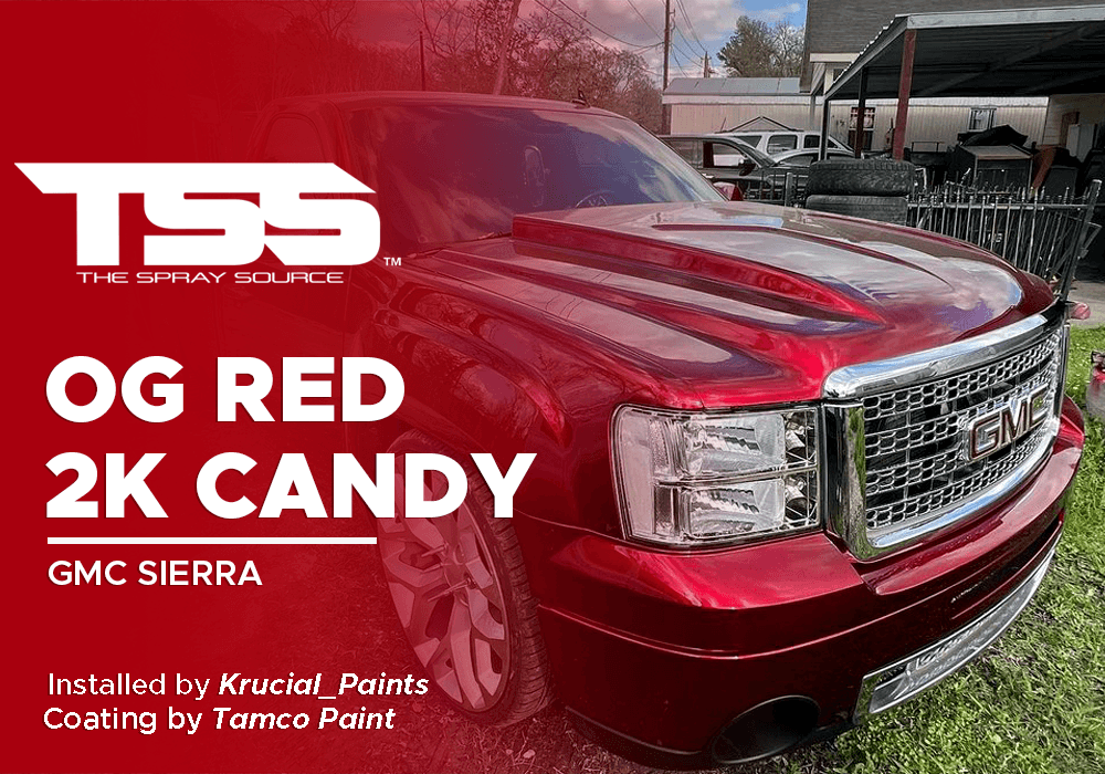 OG RED 2K CANDY | TAMCO PAINT | GMC SIERRA - The Spray Source