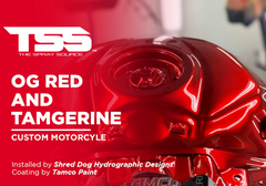 OG RED AND TAMGERINE  | TAMCO PAINT | CUSTOM MOTORCYLE