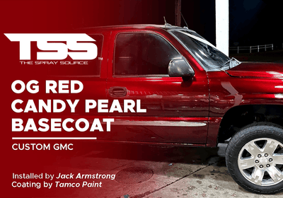 OG RED CANDY PEARL BASECOAT | TAMCO PAINT | CUSTOM GMC