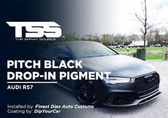 Pitch Black on Audi RS7