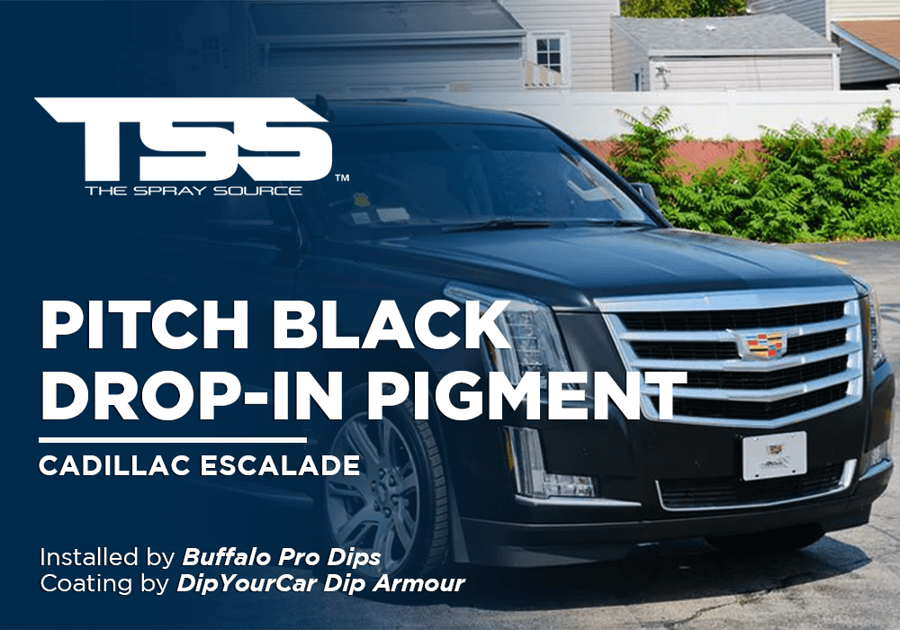 PITCH BLACK DROP-IN PIGMENT | DIPYOURCAR | CADILLAC ESCALADE - The Spray Source