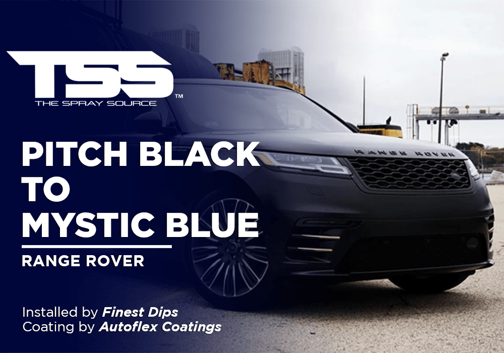 PITCH BLACK TO MYSTIC BLUE | AUTOFLEX COATINGS | RANGE ROVER - The Spray Source