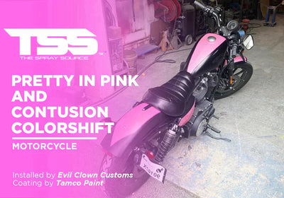 PRETTY IN PINK AND CONTUSION COLORSHIFT | TAMCO PAINT | MOTORCYCLE