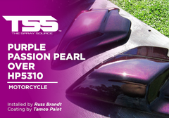 PURPLE PASSION PEARL OVER HP5310 | TAMCO PAINT | MOTORCYCLE