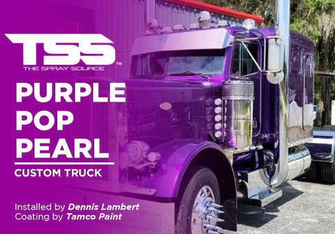 Purple Pop Pearl on Custom Truck