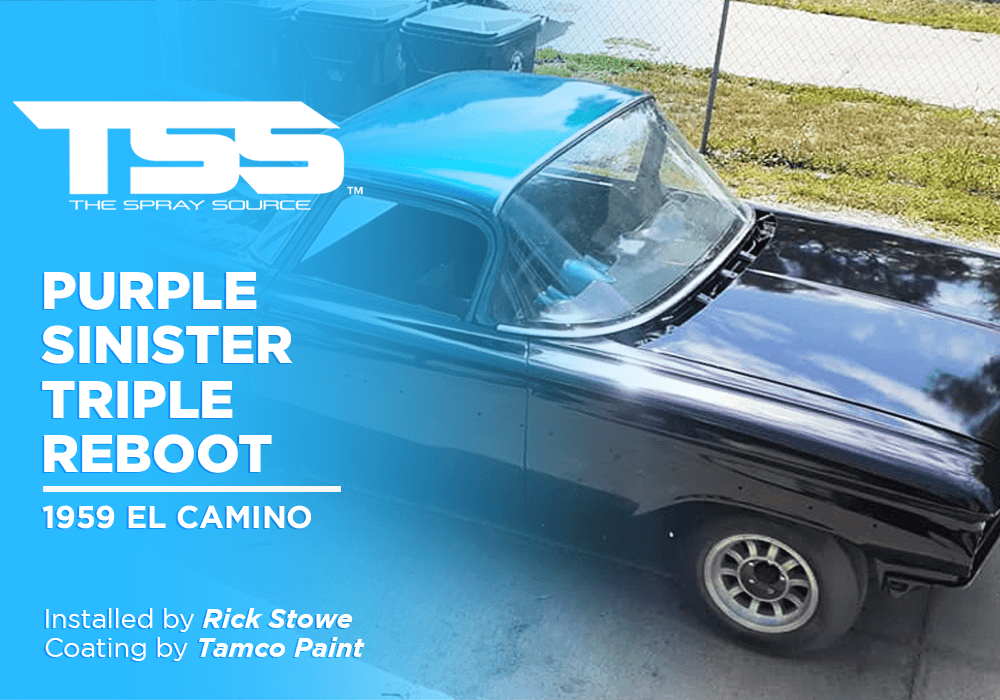 Tamco Paint's Purple Sinister Triple Reboot on 1959 El Camino