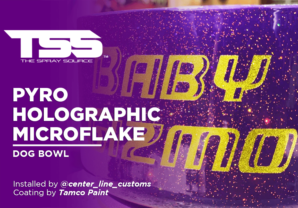 PYRO HOLOGRAPHIC MICROFLAKE | TAMCO PAINT | DOG BOWL - The Spray Source