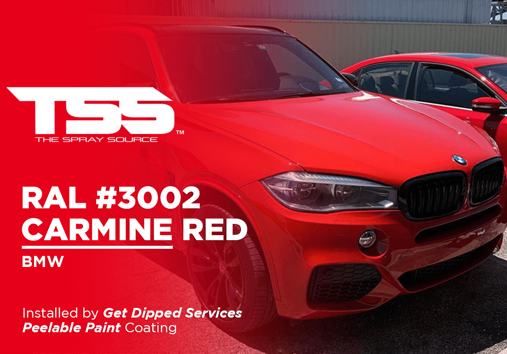 RAL #3002 CARMINE RED | PEELABLE PAINT | BMW - The Spray Source