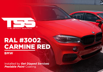 RAL #3002 CARMINE RED | PEELABLE PAINT | BMW